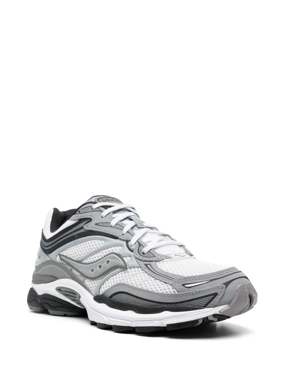 Saucony Omni 9 Grey enfant - basket grise vue de face