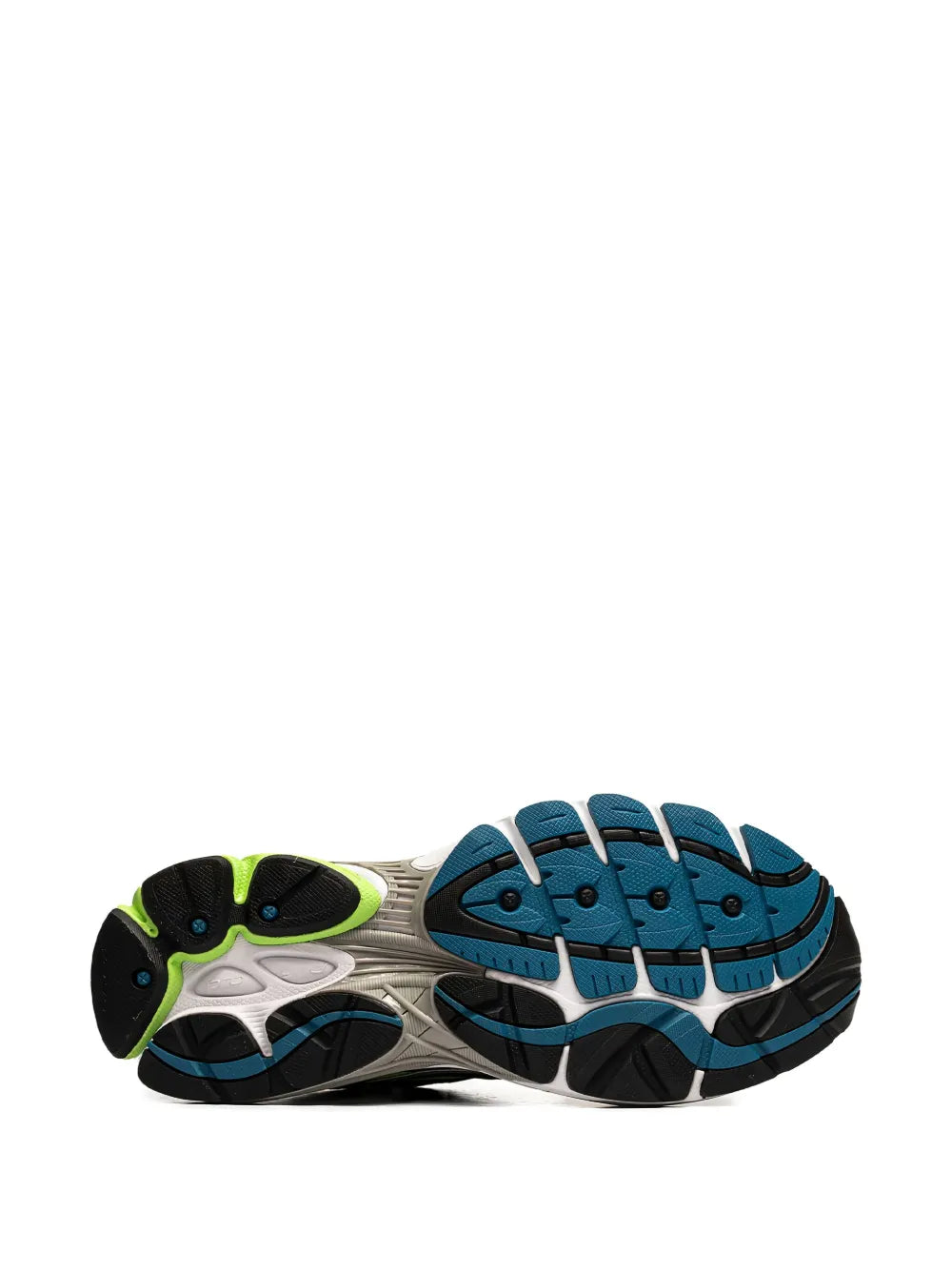 Saucony Omni 9 Green enfant - basket verte vue de face