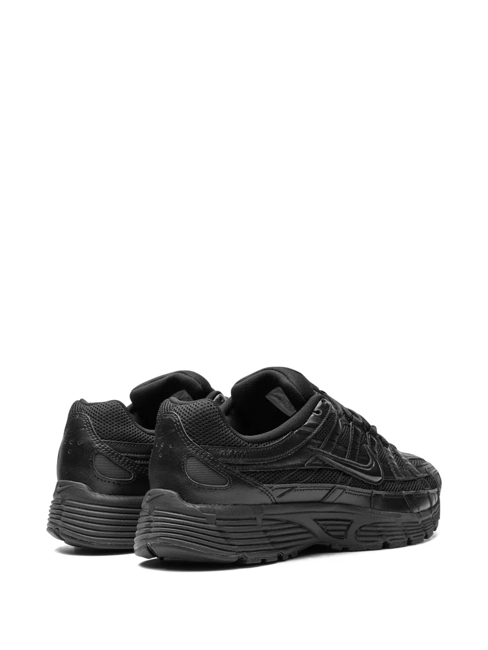 Nike P-6000 Noir - sneaker retro running noire vue de face