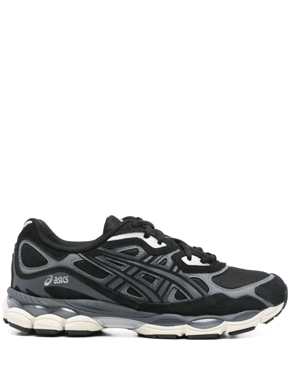 Asics Gel-NYC Noir - sneaker all black vue profil