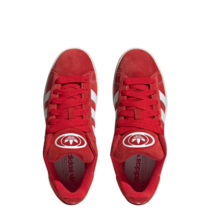 Adidas Campus Rouge - sneaker suede rouge vintage vue de face