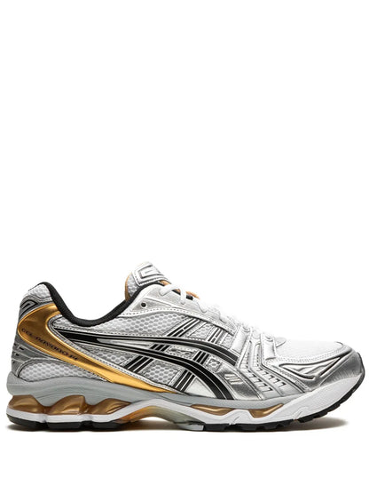 Asics Kayano 14 Pure Gold - sneaker chunky doree premium vue profil