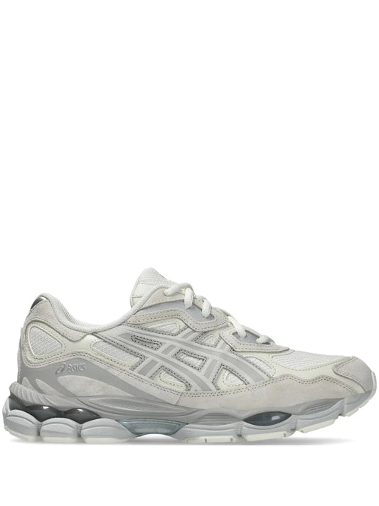Asics Gel-NYC Cream Cloud Grey - sneaker creme et grise vue profil