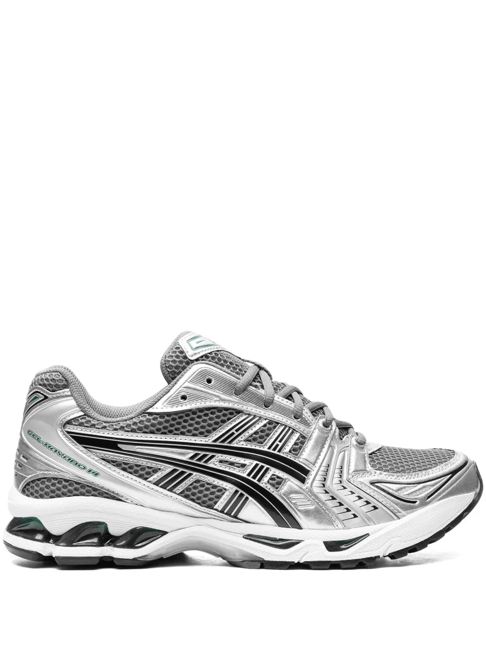 Asics Kayano 14 Grise - sneaker chunky grise vue profil