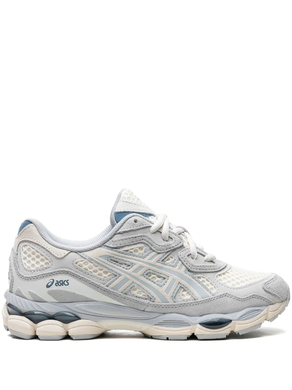 Asics Gel-NYC Ivory Mid Grey - sneaker ivoire et grise vue profil