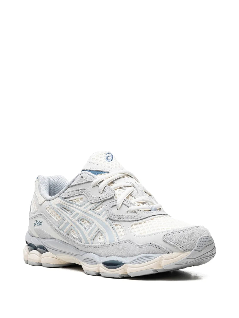 Asics Gel-NYC Ivory Mid Grey - sneaker ivoire et grise vue de face