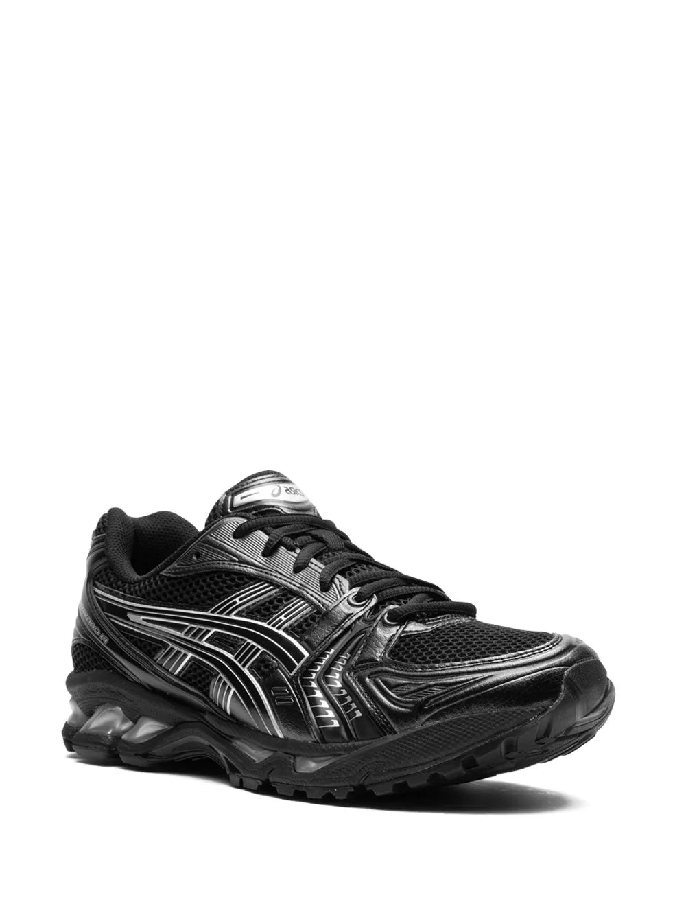 Asics Kayano 14 Noir - sneaker chunky all black vue de face