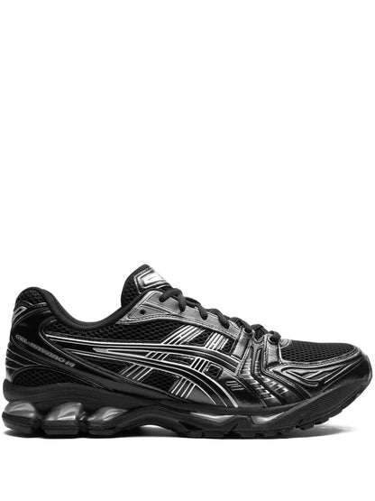 Asics Kayano 14 Noir - sneaker chunky all black vue profil