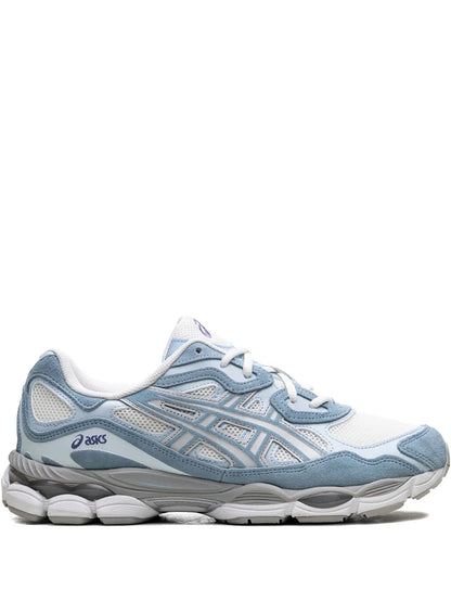 Asics Gel-NYC Arctic Sky - basket bleu pale et blanche vue profil