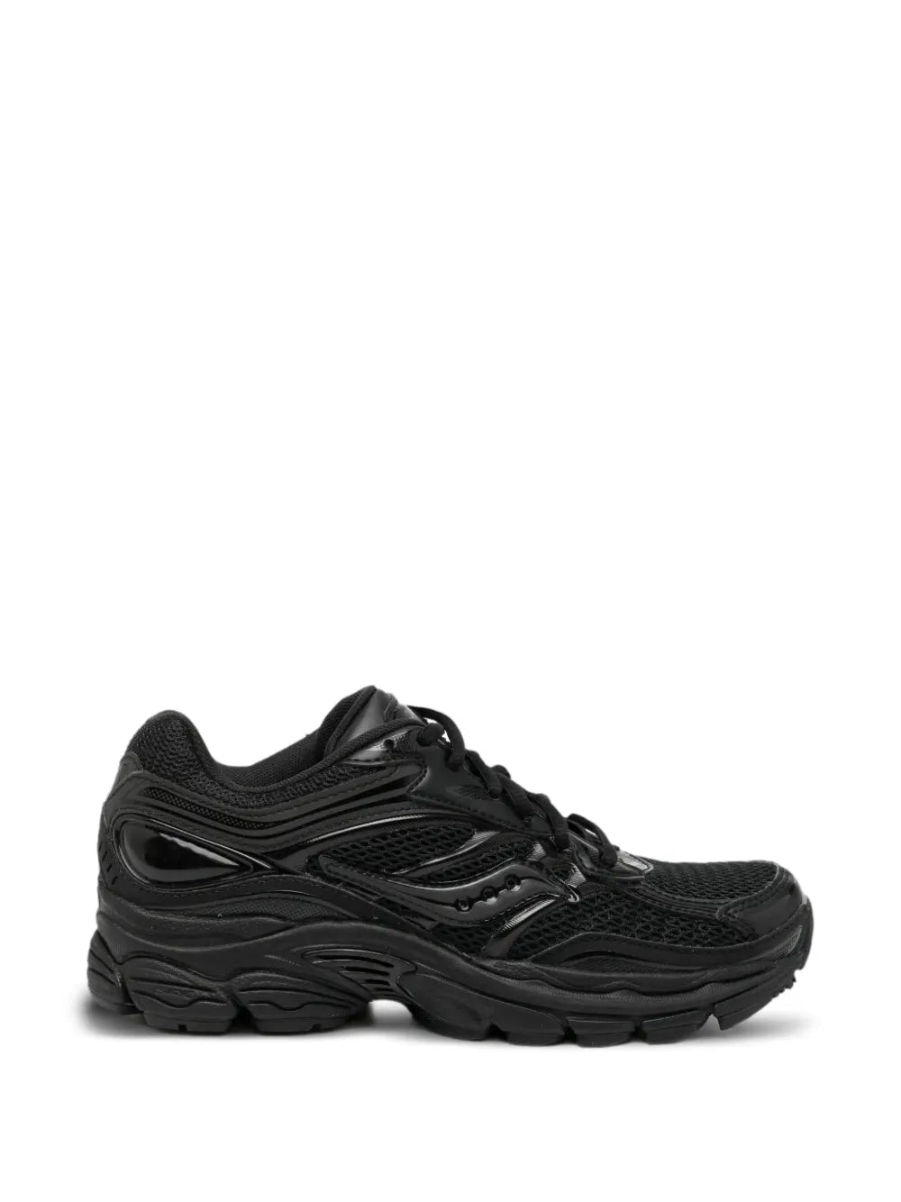 Saucony Omni 9 Black enfant - basket noire vue profil
