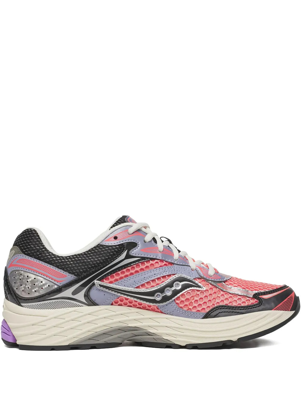 Saucony Omni 9 Pink Purple - basket rose et violette vue profil