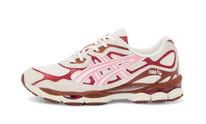 Asics Gel-NYC Sweet Pink - sneaker rose pastel vue de face