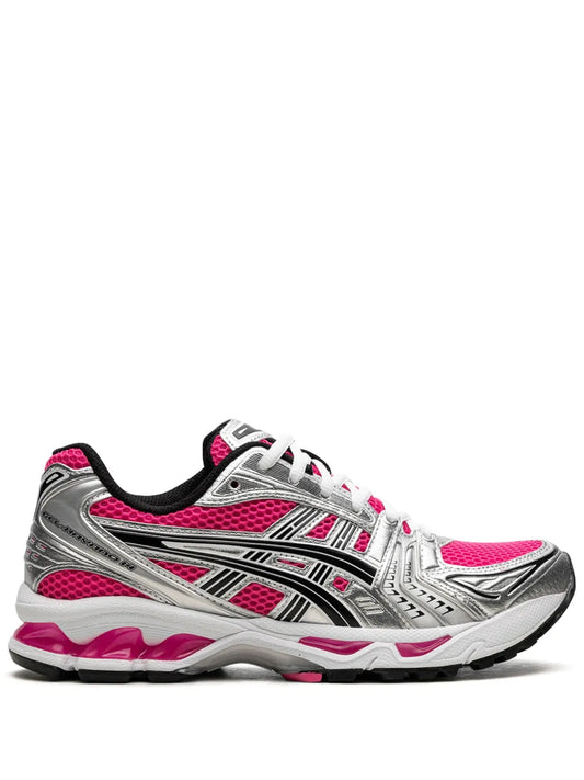 Asics Kayano 14 Pink Glow - basket chunky rose vue profil