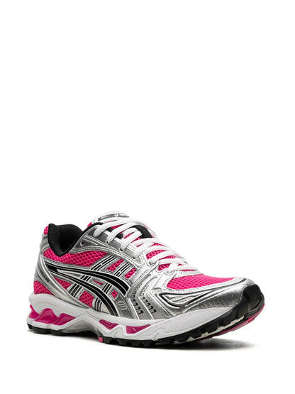 Asics Kayano 14 Pink Glow - basket chunky rose vue de face
